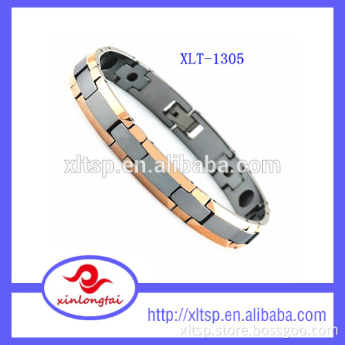 Newest rose gold plated titanium germanium magnet bracelet for women